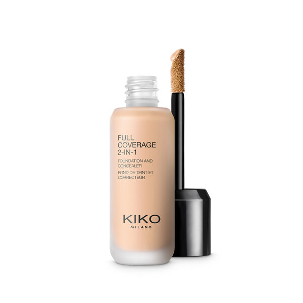 Kiko Milano FULL COVERAGE 2-IN-1 FOUNDATION & CONCEALER tonālais krēms N15