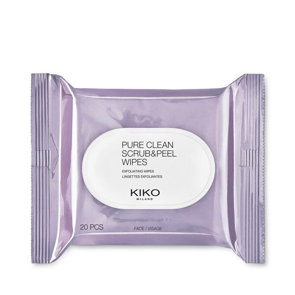 Kiko Milano PURE CLEAN SCRUB&PEEL salvetes sejai